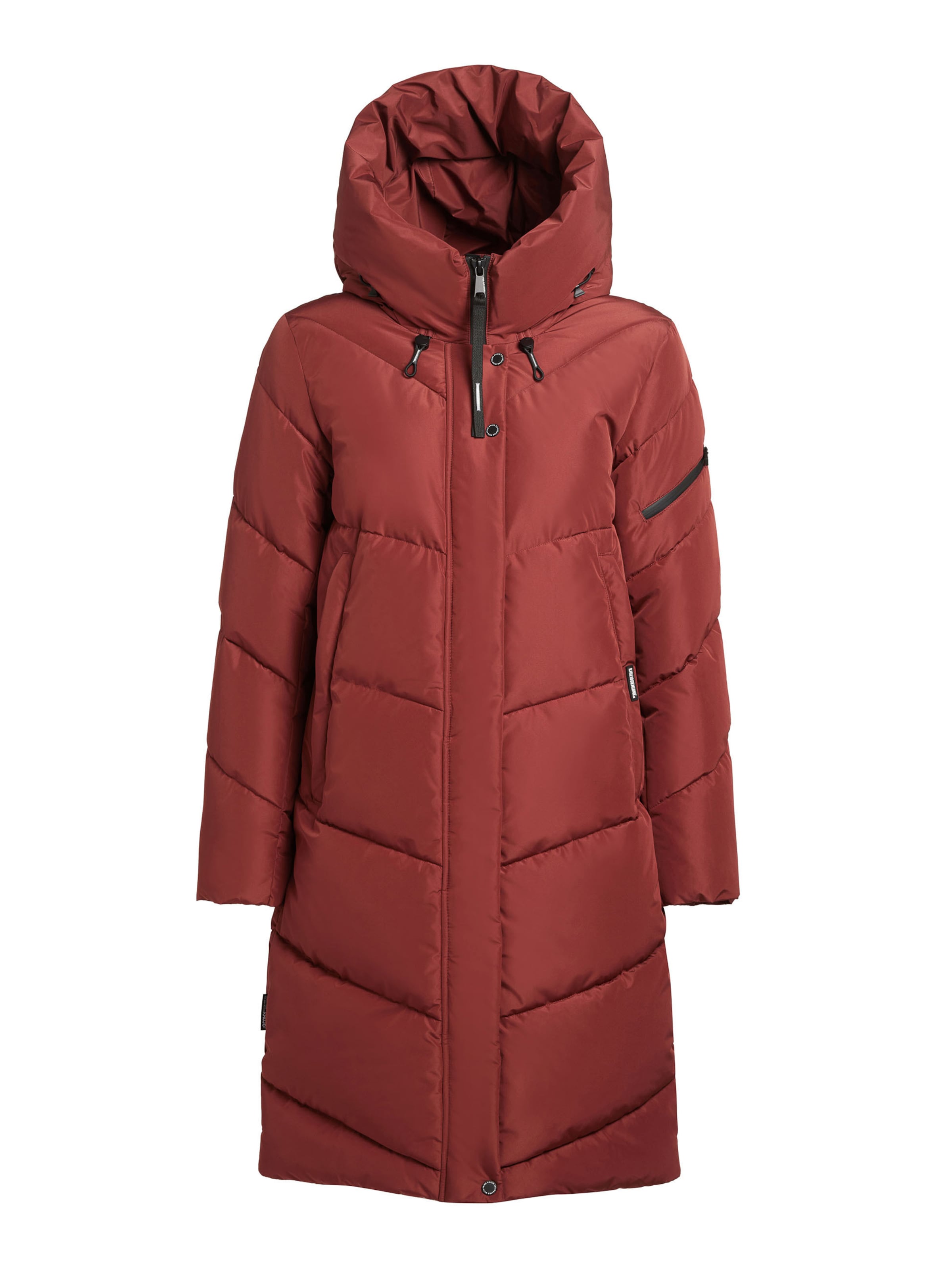 khujo Vinterfrakke 'Jange' i rød: forside