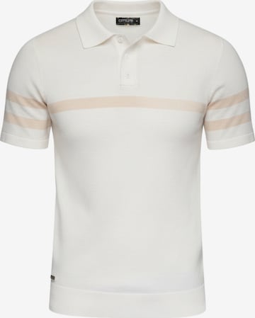 T-Shirt Ombre en beige : devant