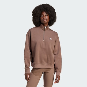 ADIDAS ORIGINALS Sweatshirt 'Essentials' i brun: framsida