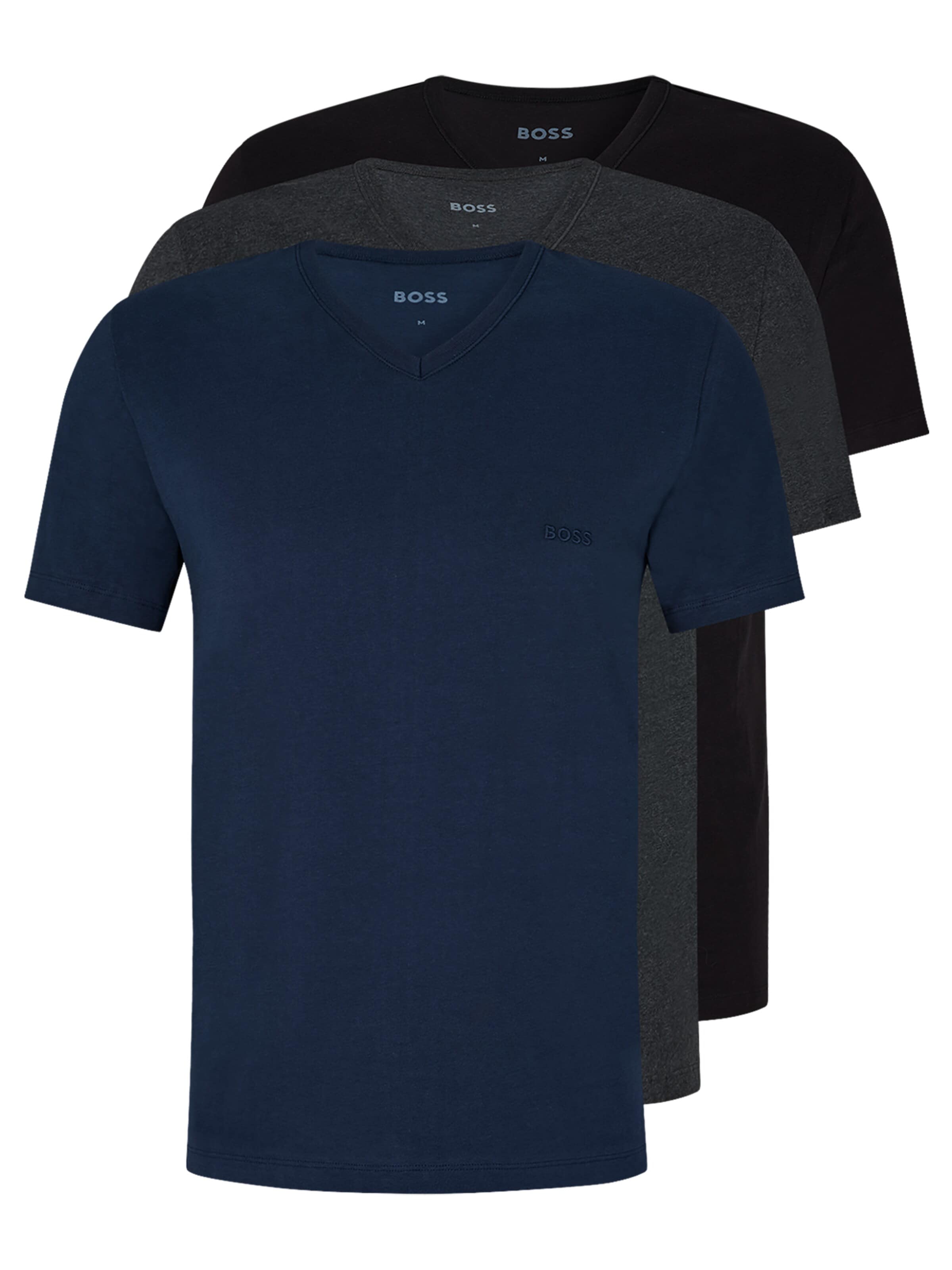 BOSS Shirt 'Classic V-Neck' in XXL in Anthracite, Item view