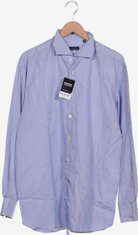 Eduard Dressler Button Up Shirt in XXL in Blue: front