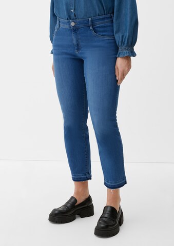 TRIANGLE Slimfit Jeans in Blauw: voorkant