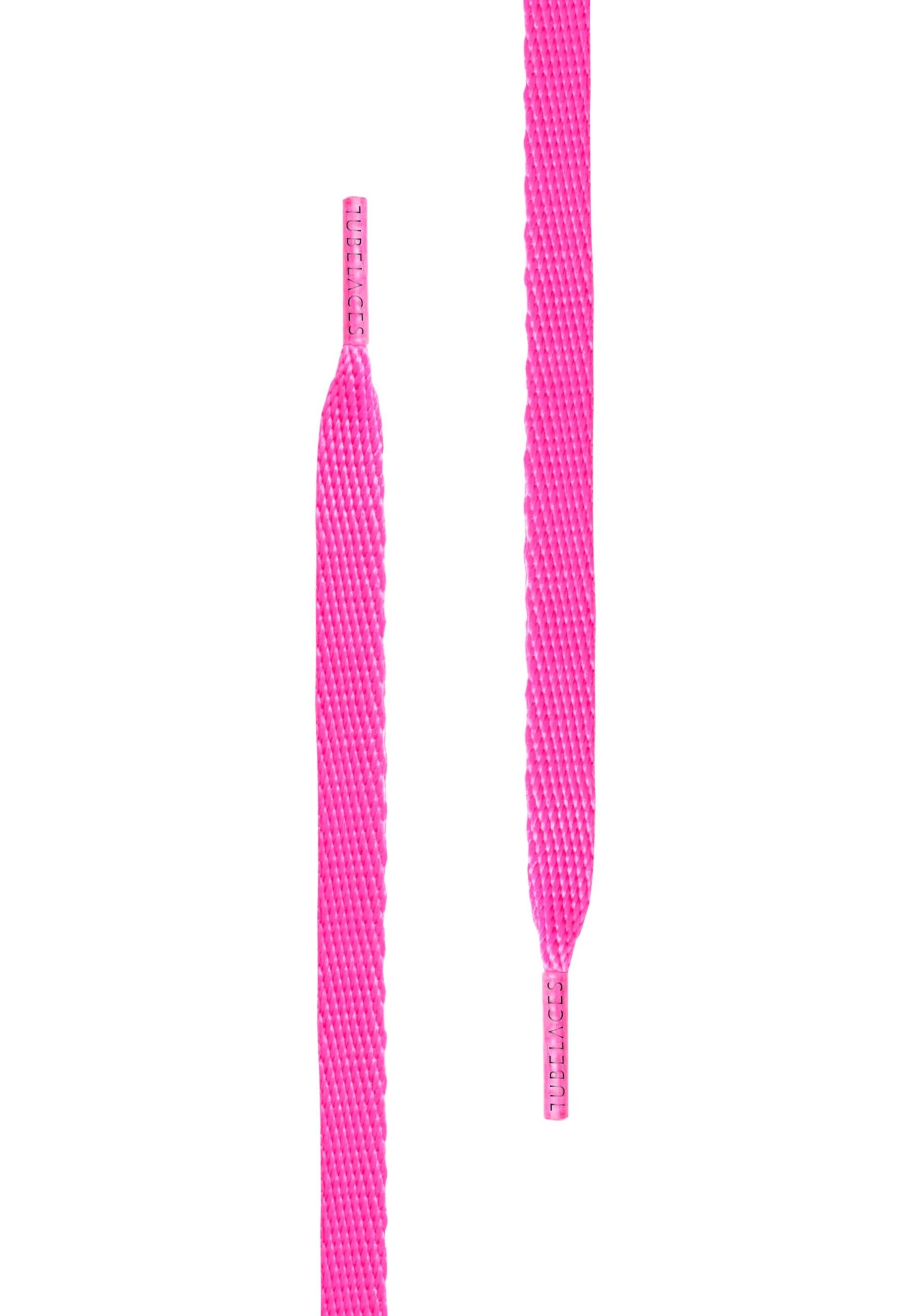 TUBELACES Doplňky k obuvi 'White Flat' – pink: přední strana