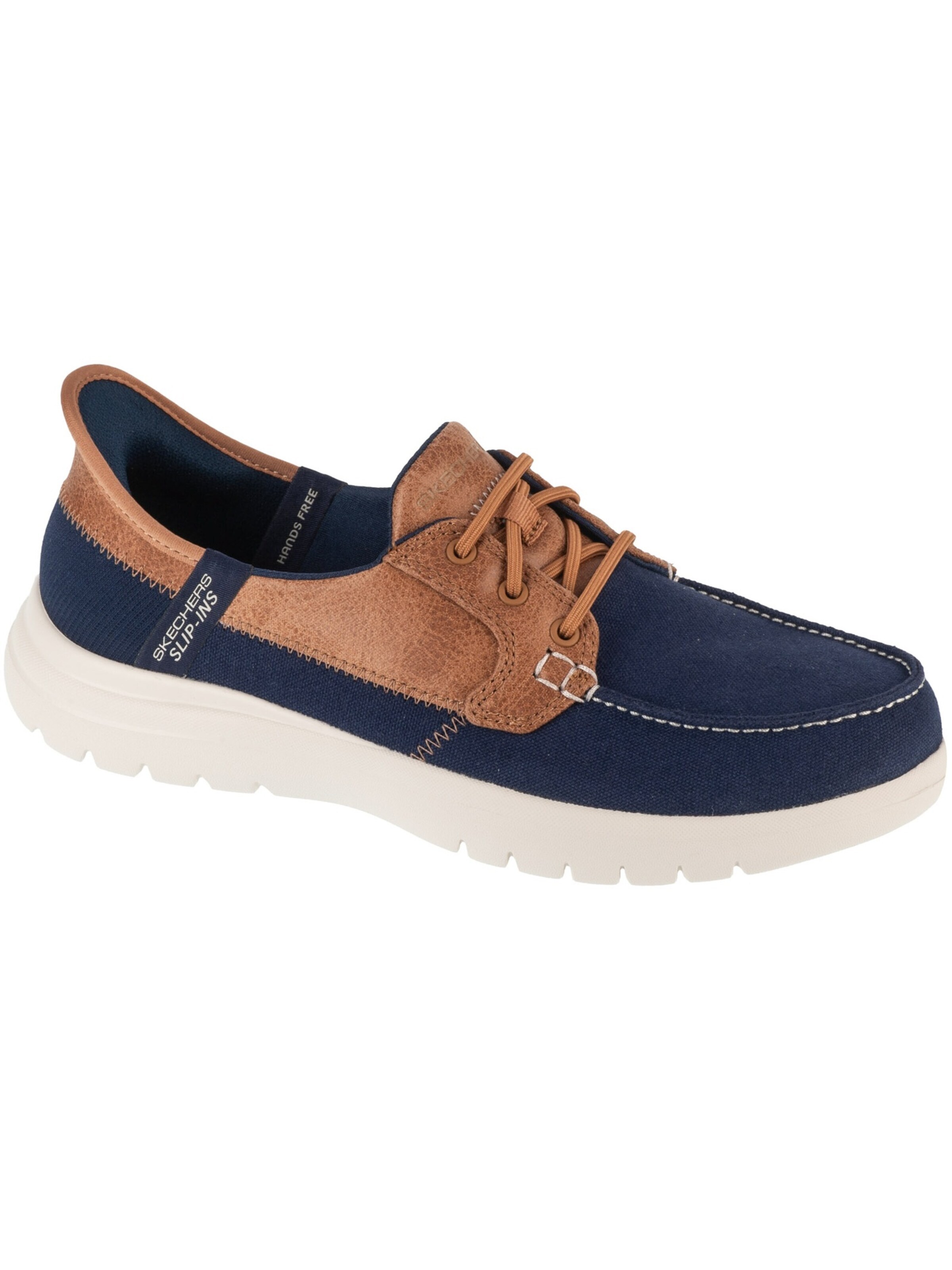 SKECHERS Slip-Ons in Blue: front