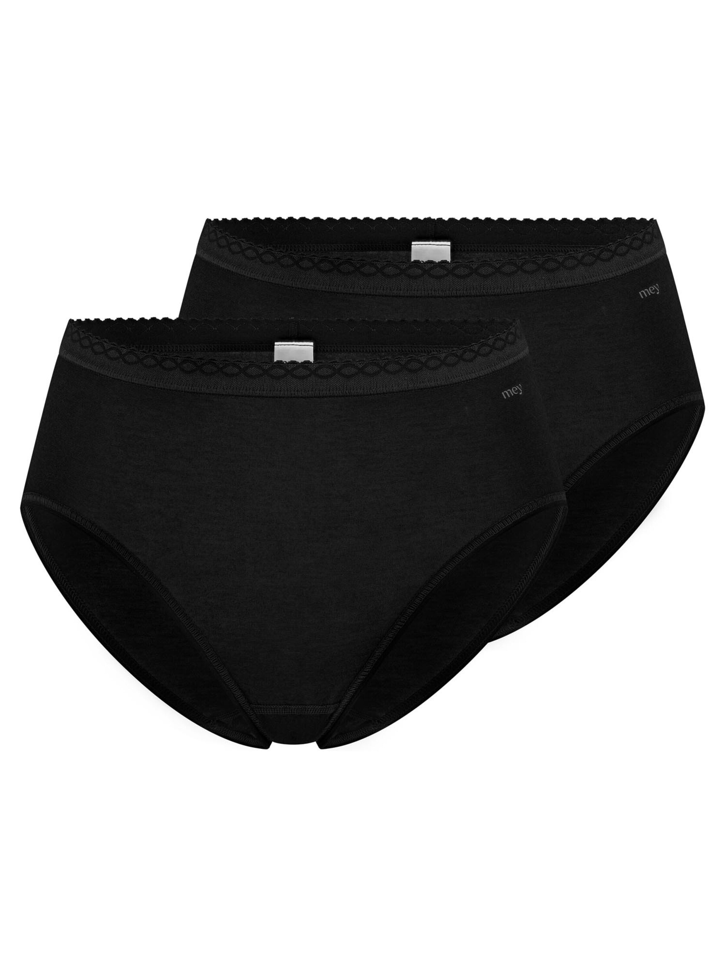 Mey Slip 'Lights'‌‌‌‌‌‌ in Schwarz: Vorderseite
