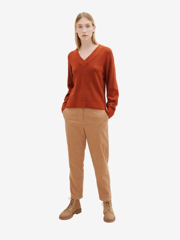 TOM TAILOR Pullover in Orange