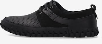 VENEZIA Schnürschuh in Schwarz: Vorderseite