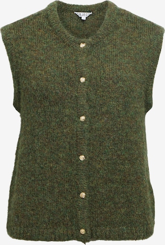 OBJECT Knitted vest 'OBJSAGGIA' in Green: front