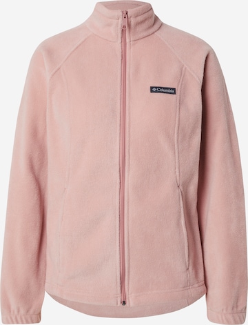 Veste en polaire fonctionnelle 'Benton Springs' COLUMBIA en rouge : devant