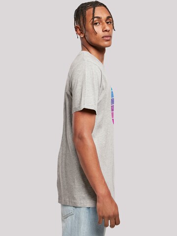 F4NT4STIC Shirt 'Alien Kopf' in Grijs