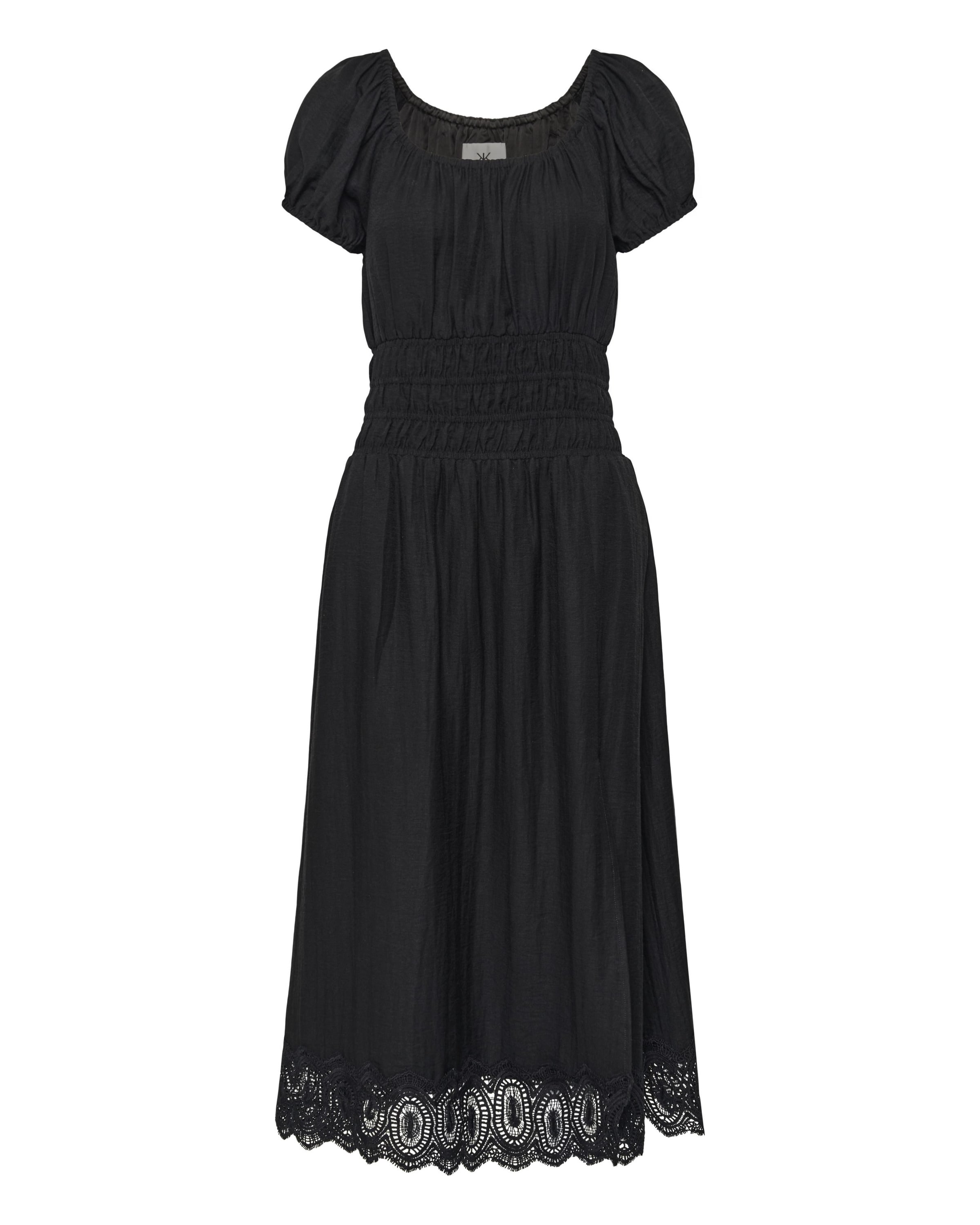 KAREN BY SIMONSEN Kjole 'Urith' i sort: forside