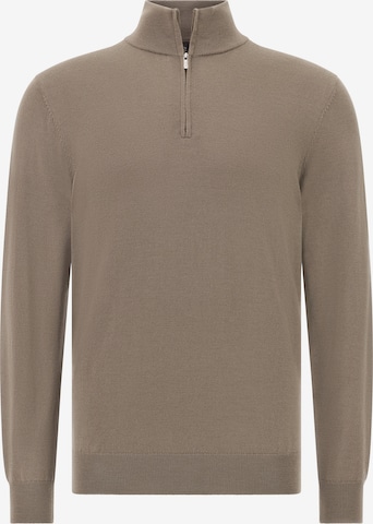 Pull-over 'Merino' Boggi Milano en marron : devant