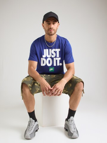 Nike Sportswear Tričko – modrá