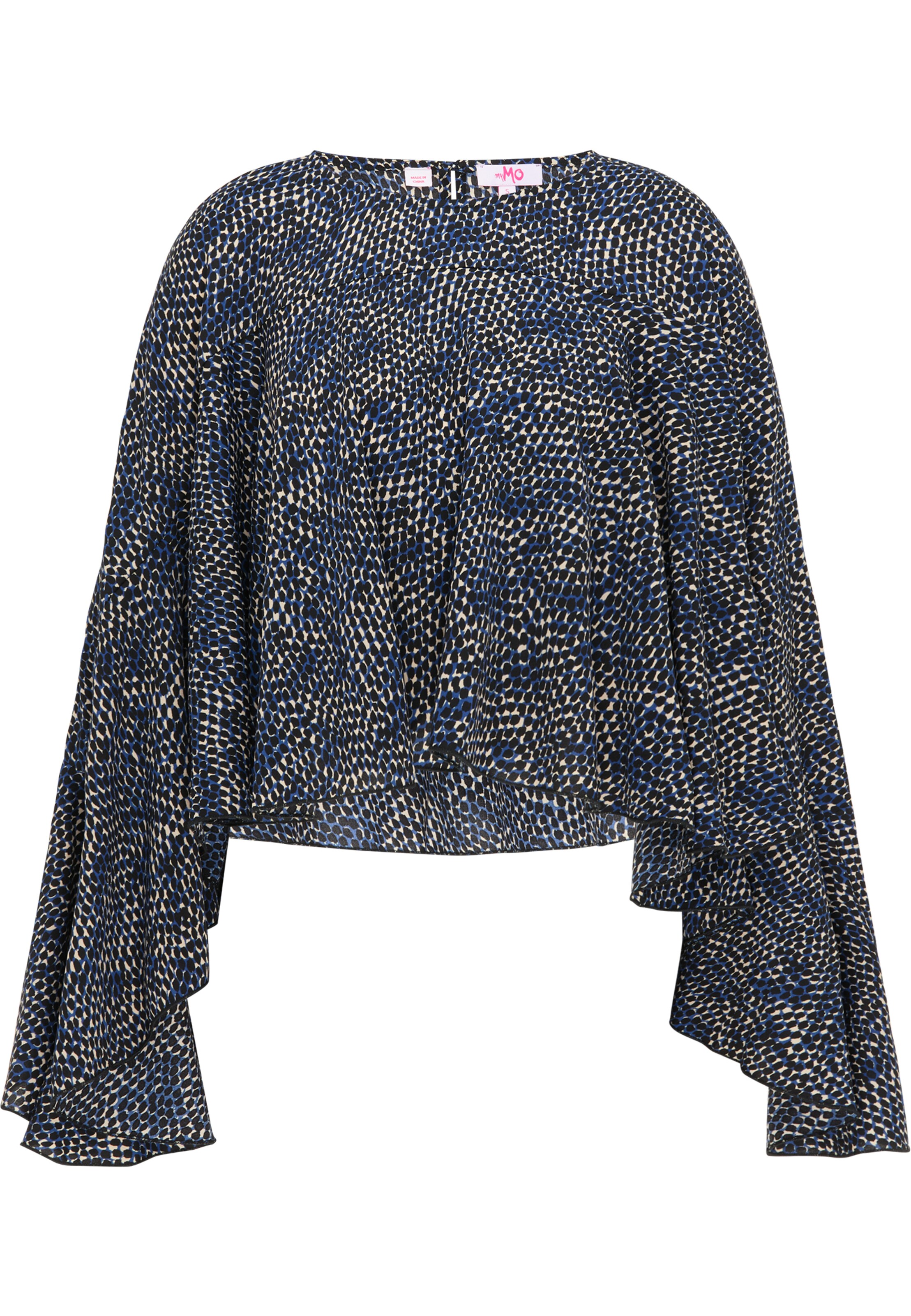 MYMO - Blusa em azul: frente