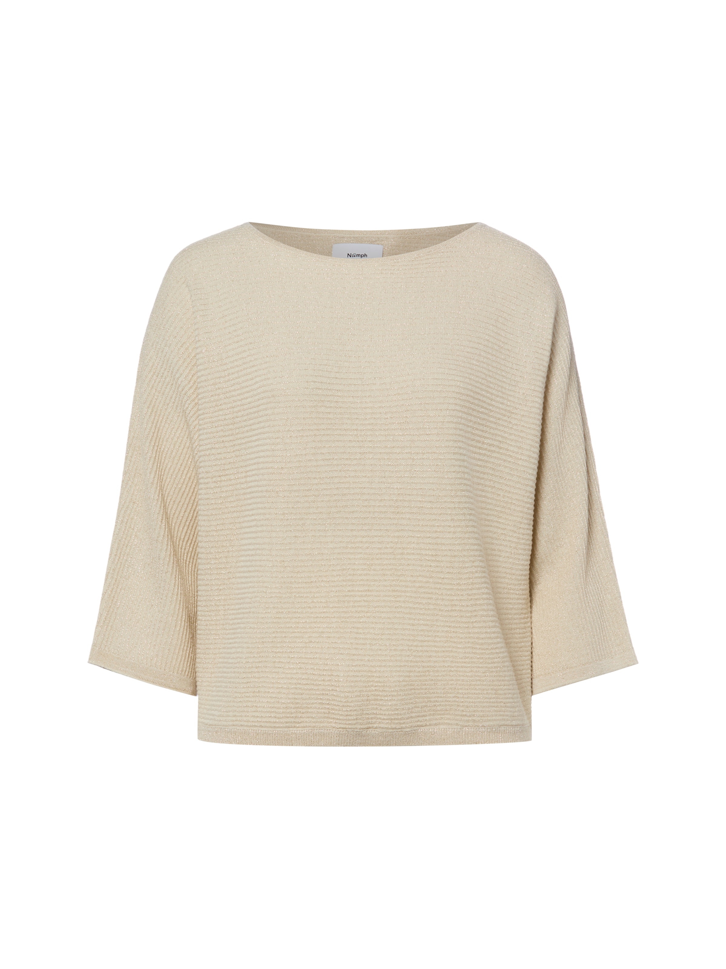 NÜMPH Sweater 'Dinea' in Beige: front