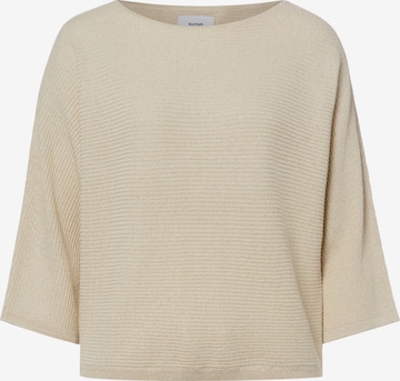 Pull-over 'Dinea' NÜMPH en beige : devant