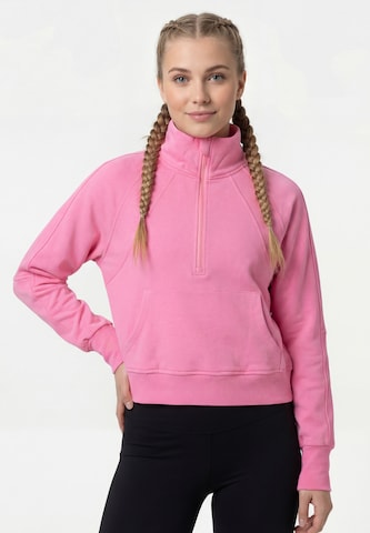 Sweat-shirt Jika en rose : devant