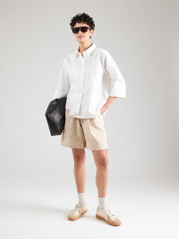 Esmé Studios - Blusa 'Coban' en blanco