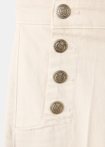 MANGO Wide Leg Farkut värissä beige