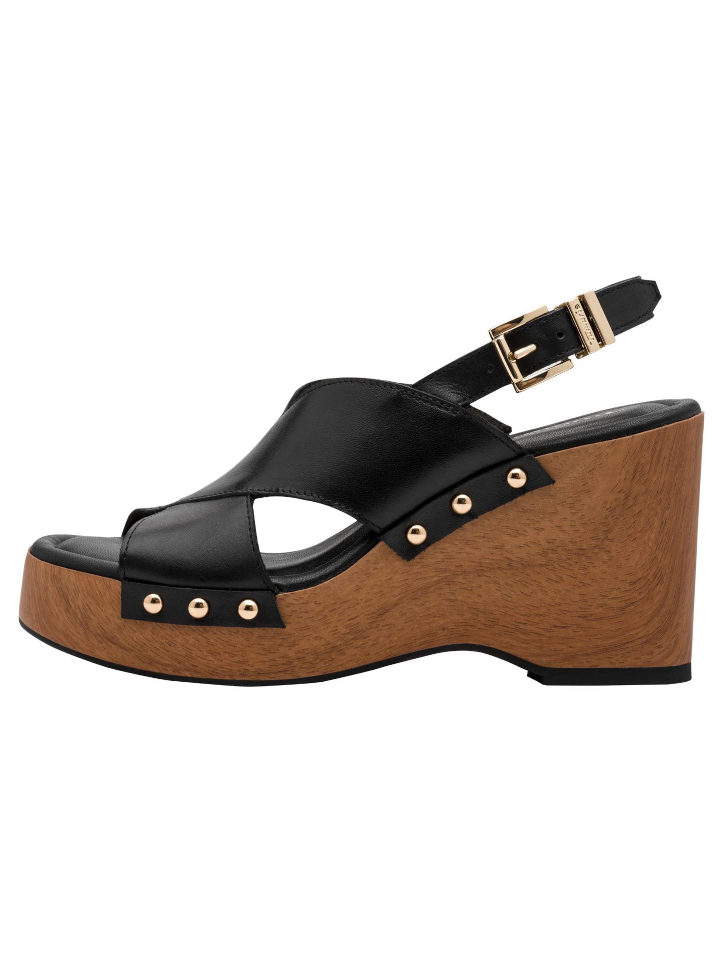 Tamaris Sandaal in Zwart