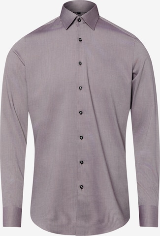 OLYMP Button Up Shirt in Purple: front