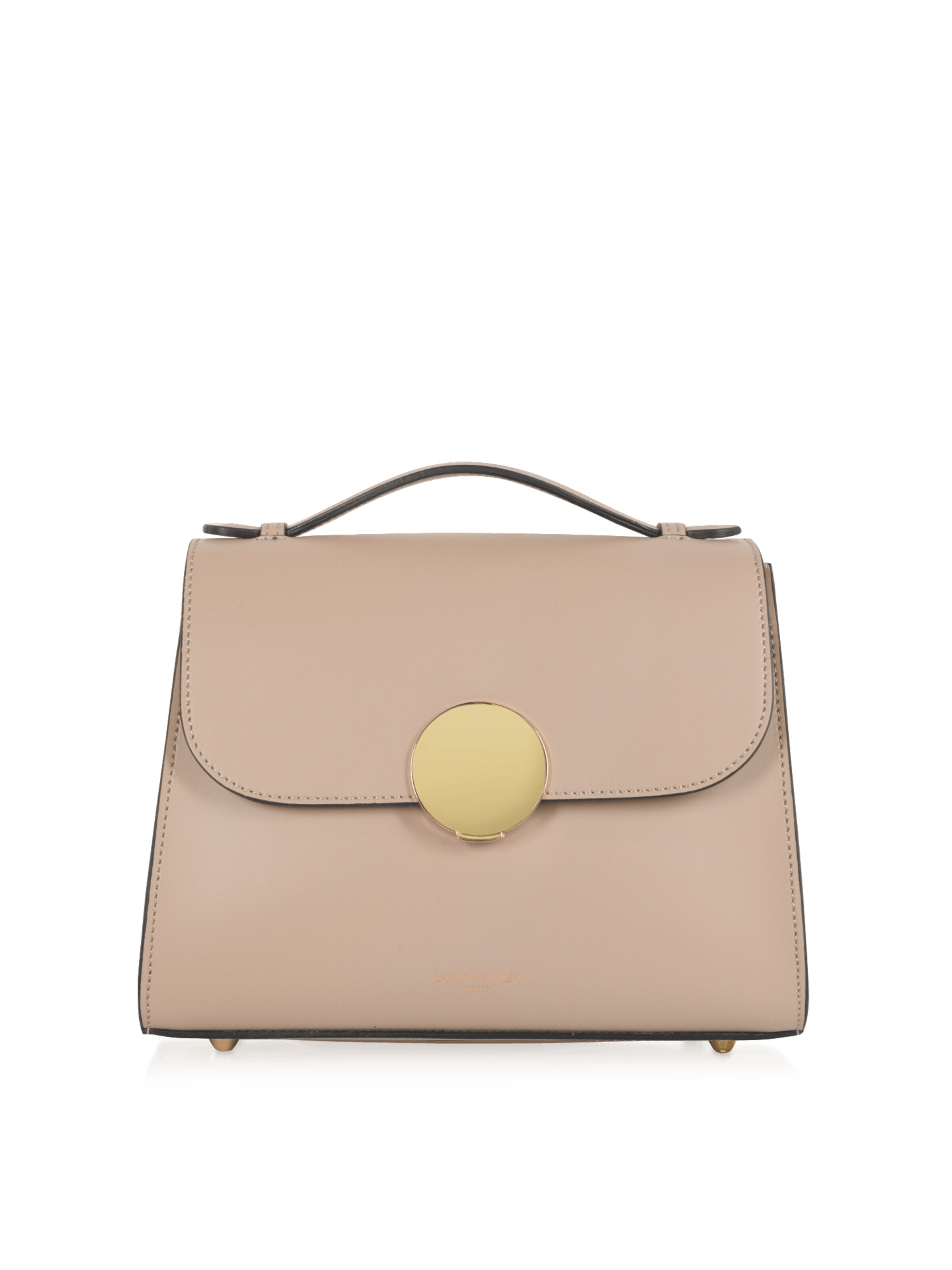 Borsa a mano 'Bombo' di LeParmentier in beige: frontale