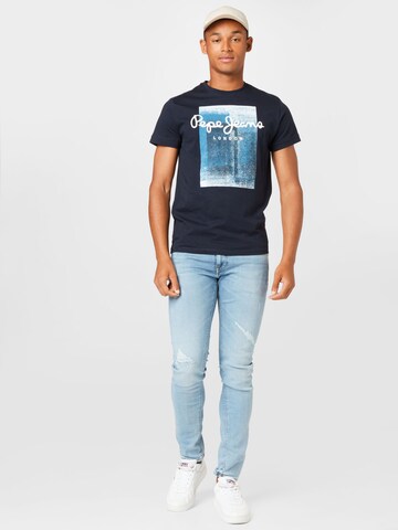 Pepe Jeans - Camiseta 'SAWYER' en azul