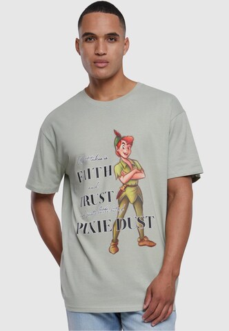 MT Upscale Μπλουζάκι 'Disney 100 Peter Pan Faith and Trust' σε πράσινο