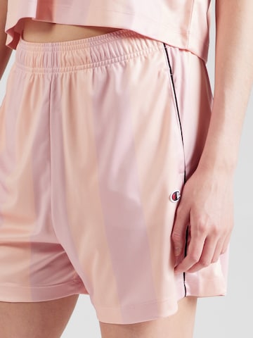 Champion Authentic Athletic Apparel Normalny krój Spodnie w kolorze różowy