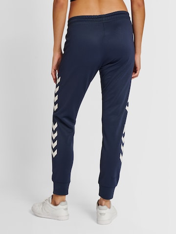 Hummel Tapered Workout Pants 'Legasy' in Blue