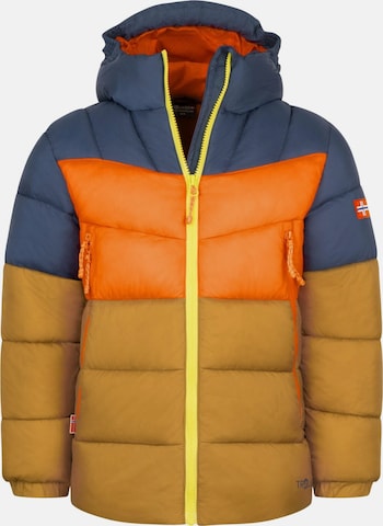 TROLLKIDS Outdoor jacket in Brown: front