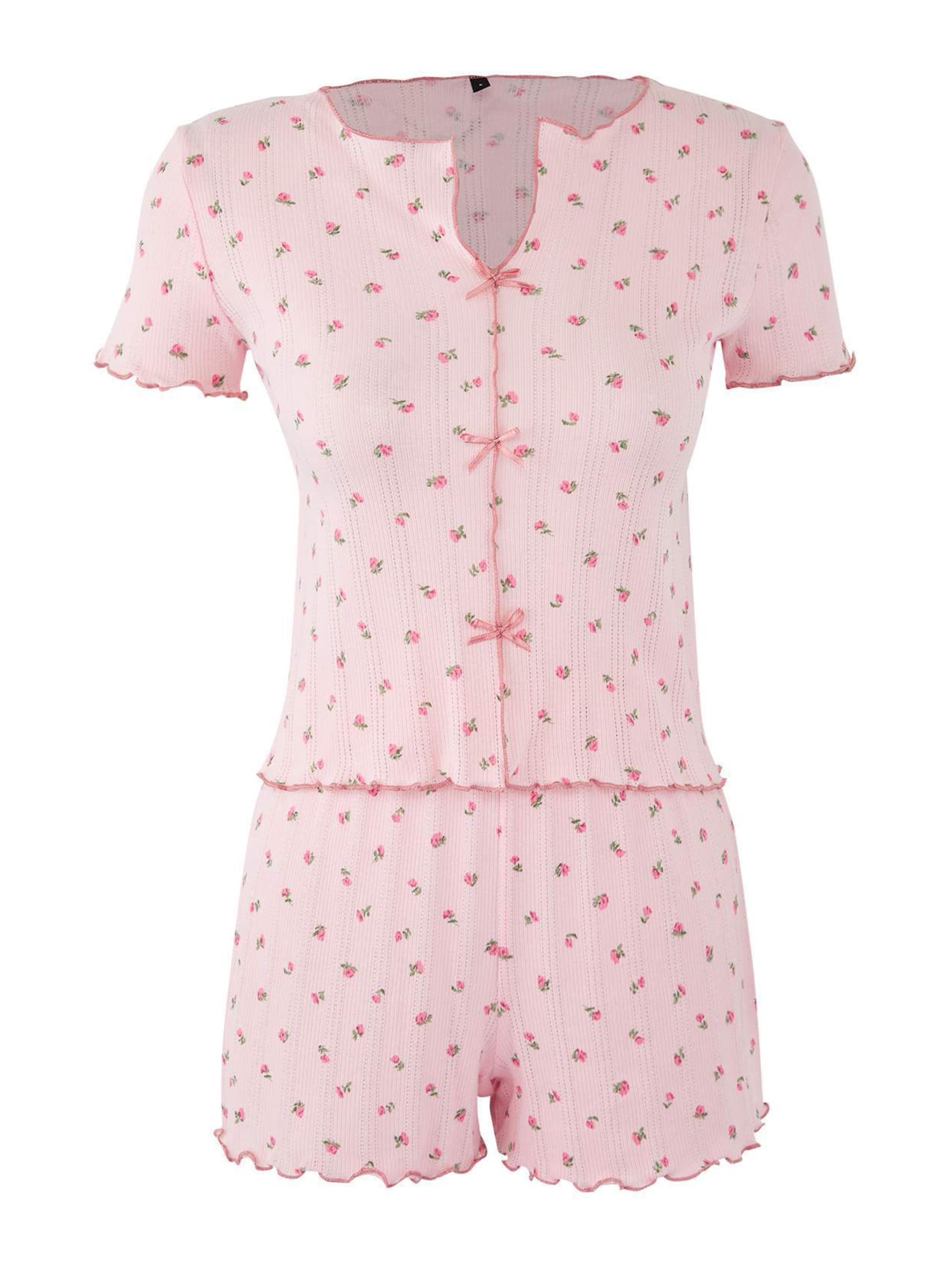 Shorty Trendyol en rose : devant