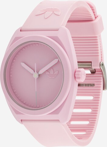 ADIDAS ORIGINALS - Reloj analógico en rosa: frente
