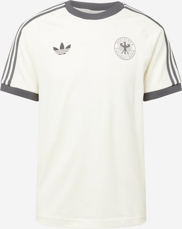 T-Shirt fonctionnel 'Germany Adicolor Classics 3-Stripes' ADIDAS PERFORMANCE en blanc : devant