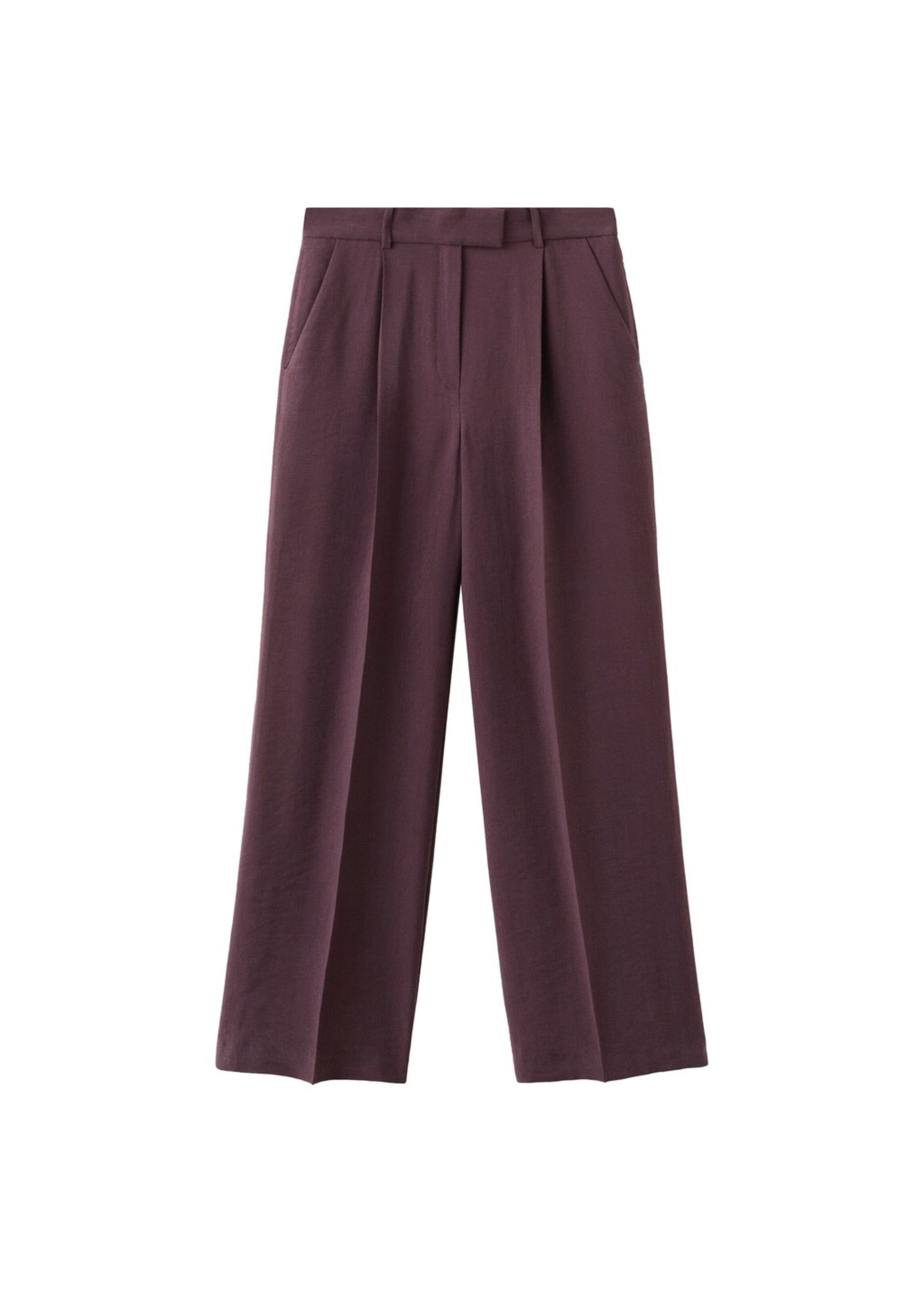 MANGO Pants 'Veronica' in Purple: front