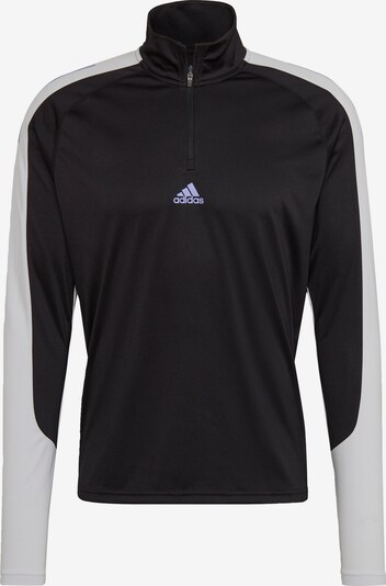 ADIDAS PERFORMANCE T-Shirt fonctionnel en gris clair / bleu violet / noir, Vue avec produit