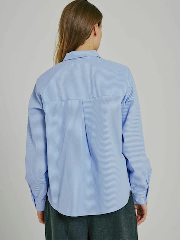 NORR Blouse 'No' in Blauw