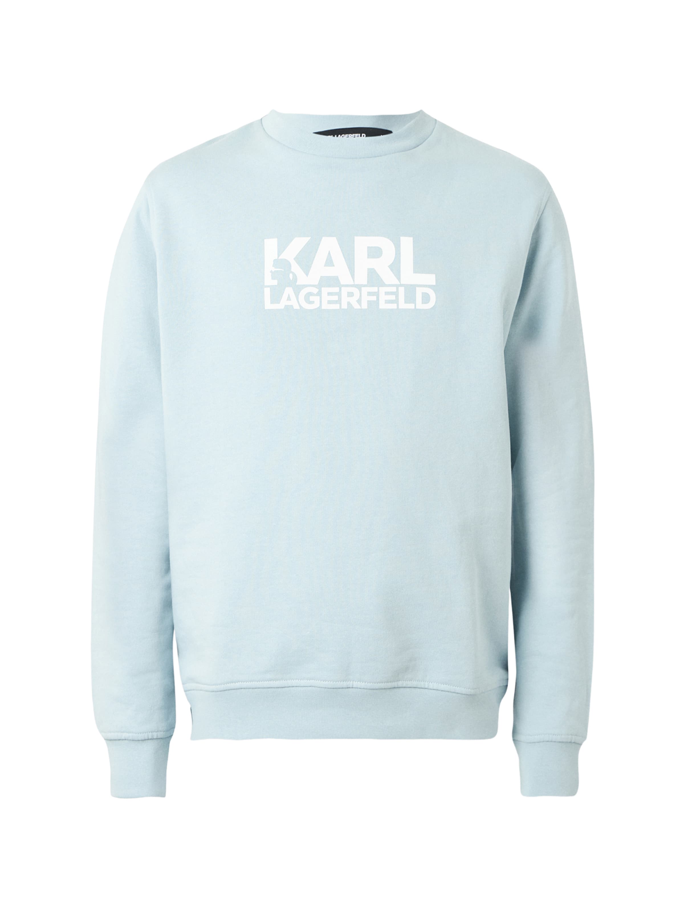 Sweat-shirt Karl Lagerfeld en bleu : devant