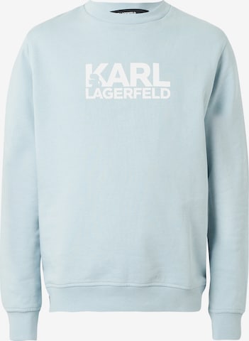 mėlyna Karl Lagerfeld Megztinis be užsegimo: priekis
