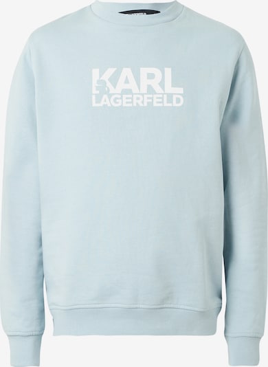 Megztinis be užsegimo iš Karl Lagerfeld, spalva – dangaus žydra / balta, Prekių apžvalga