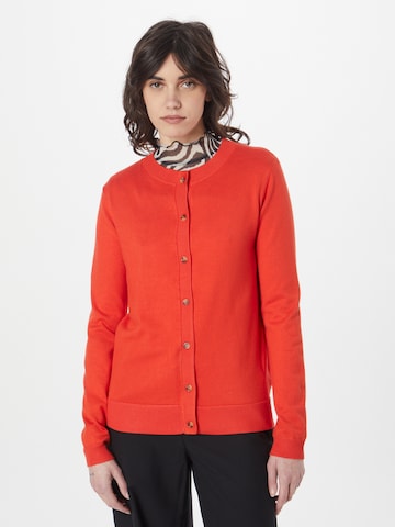 Soft Rebels Плетена жилетка 'Marla' в червено: отпред