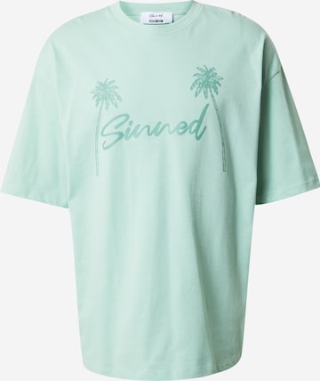 Sinned x ABOUT YOU Shirt 'Brian' in Green: front