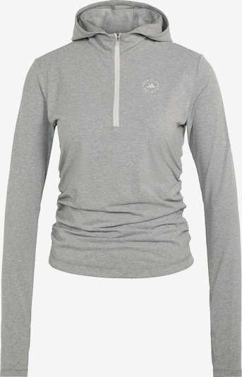 ADIDAS BY STELLA MCCARTNEY Toiminnallinen paita 'STD' koossa XS värissä meleerattu harmaa / valkoinen, Tuotenäkymä