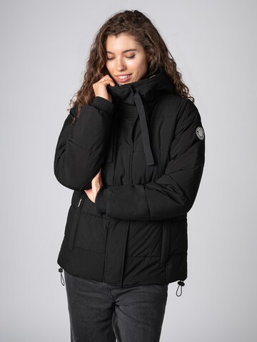 Sublevel Winterjas in Zwart: voorkant