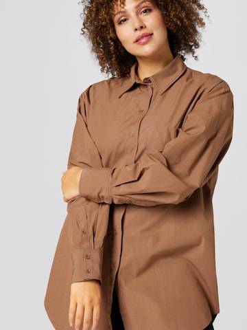 A LOT LESS - Blusa 'Sissy' en marrón