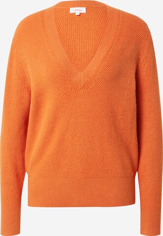 s.Oliver Sweater in Orange: front