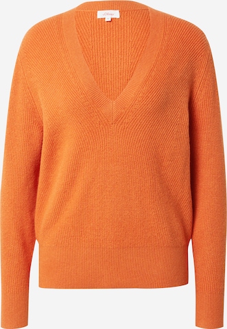 s.Oliver Sweater in Orange: front