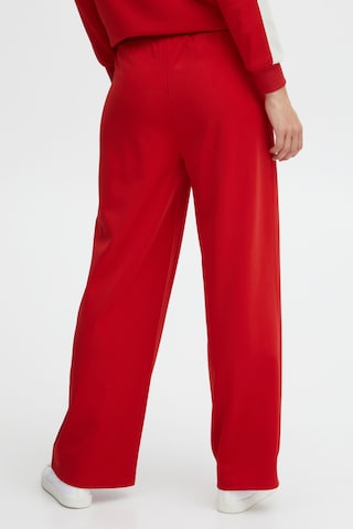 The Jogg Concept Wide Leg Hose 'SIMA' in Rot