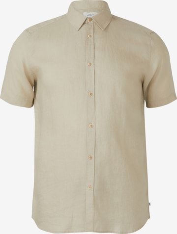 Coupe regular Chemise s.Oliver en beige : devant