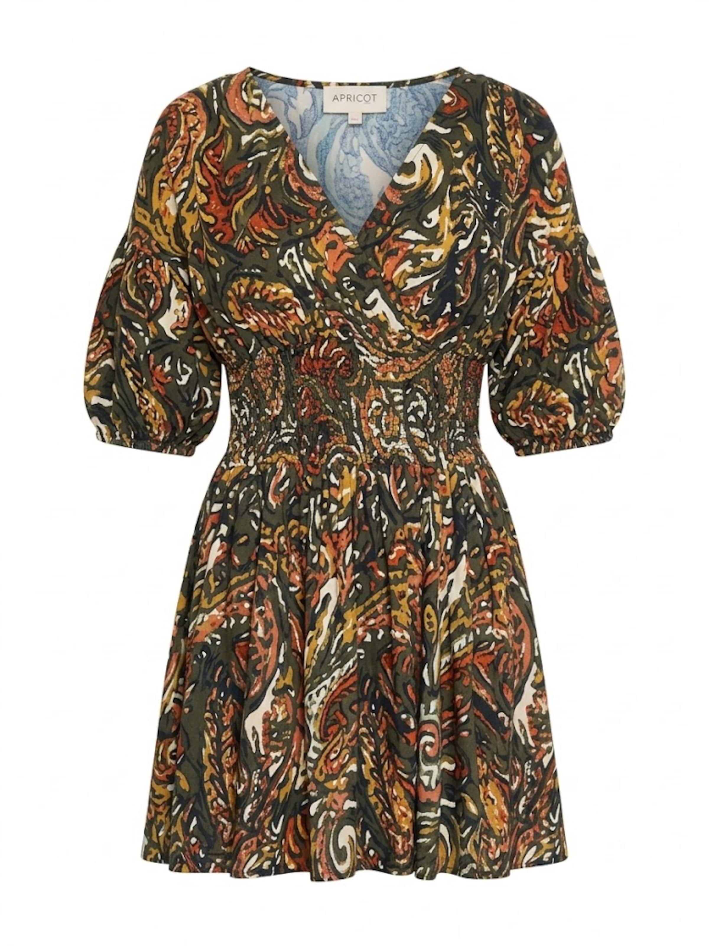 Robe ' ' Apricot en vert : devant